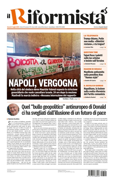 venerdì 4 luglio 2025