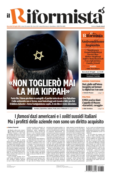 mercoledì 30 luglio 2025