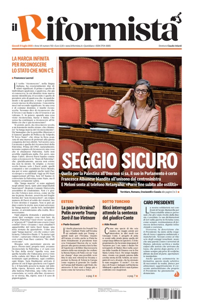 giovedì 31 luglio 2025
