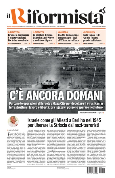 venerdì 22 agosto 2025