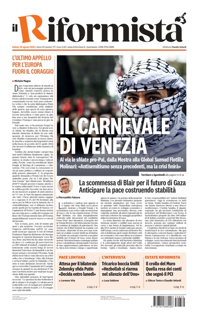 sabato 30 agosto 2025
