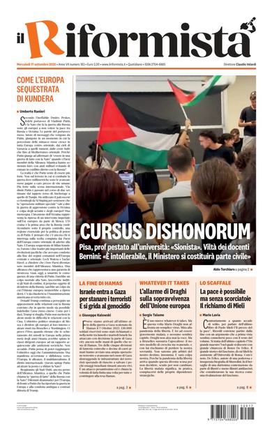mercoledì 17 settembre 2025