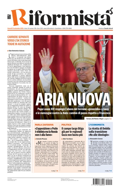 venerdì 19 settembre 2025