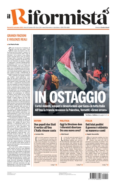 martedì 23 settembre 2025