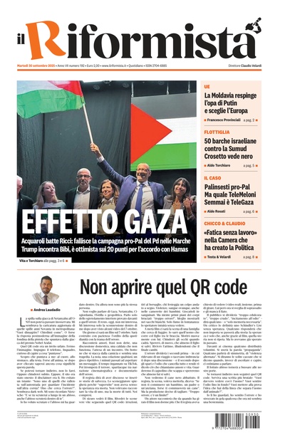martedì 30 settembre 2025