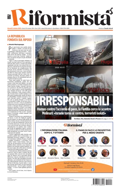 giovedì 2 ottobre 2025