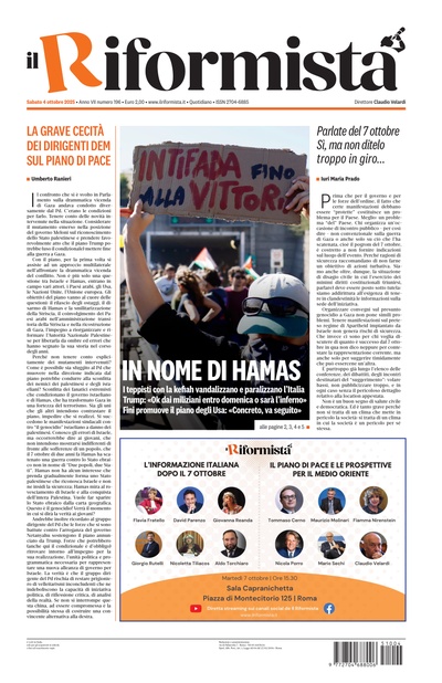 sabato 4 ottobre 2025