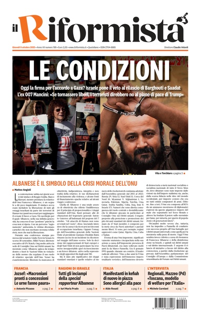 giovedì 9 ottobre 2025