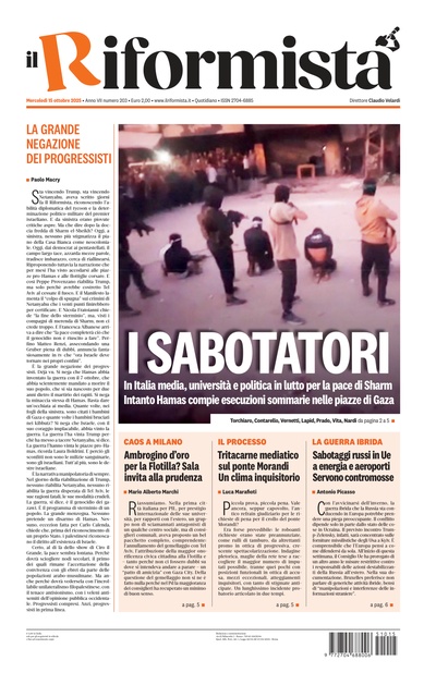 mercoledì 15 ottobre 2025