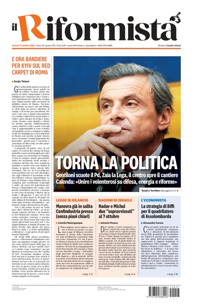 venerdì 17 ottobre 2025
