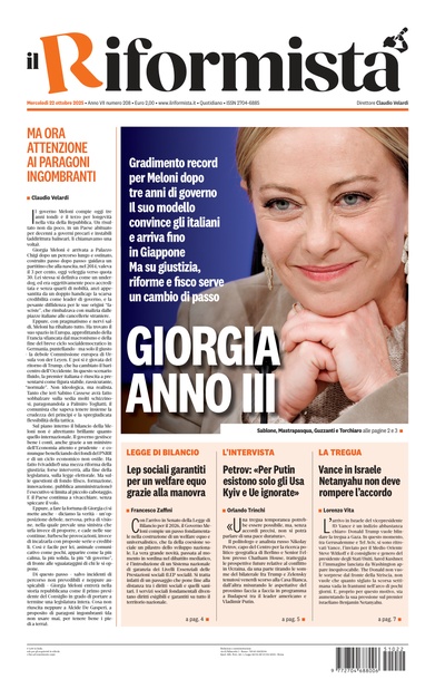 mercoledì 22 ottobre 2025