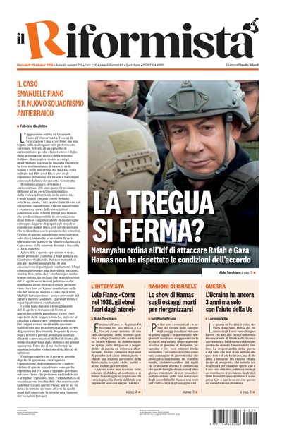 mercoledì 29 ottobre 2025