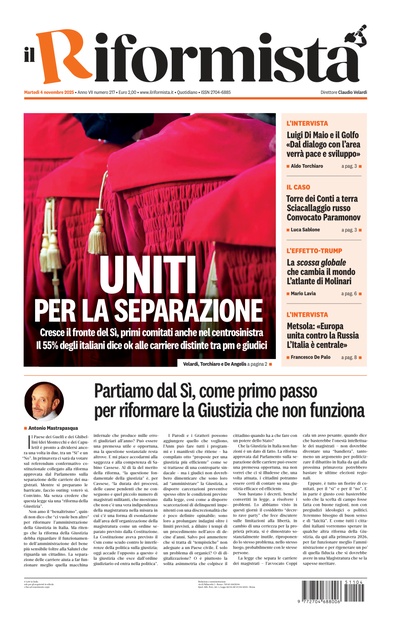 martedì 4 novembre 2025