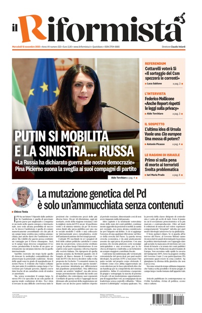 mercoledì 12 novembre 2025