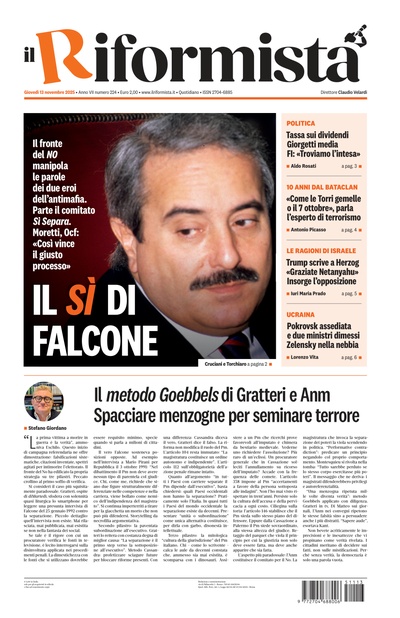 giovedì 13 novembre 2025
