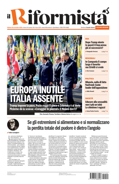 sabato 22 novembre 2025