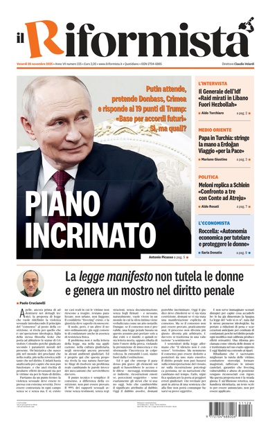 venerdì 28 novembre 2025