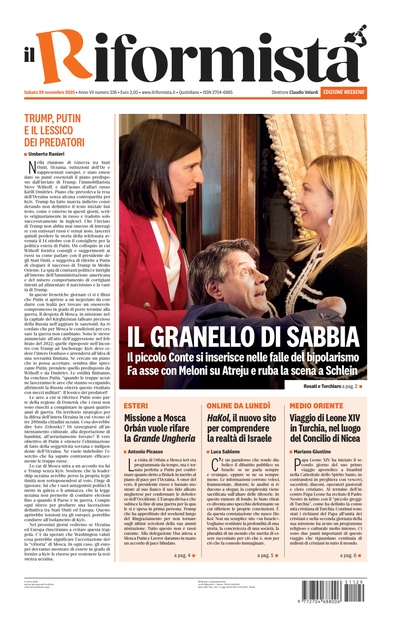 sabato 29 novembre 2025