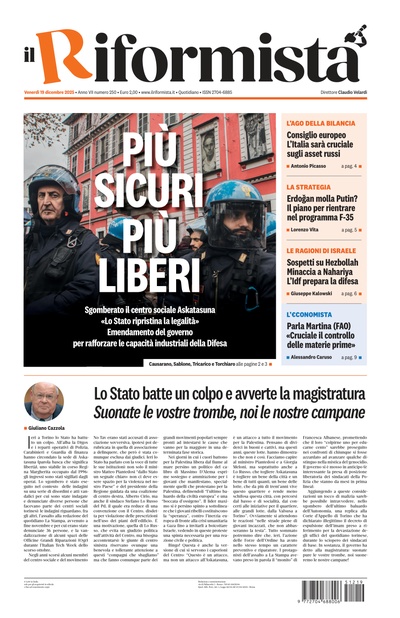 venerdì 19 dicembre 2025