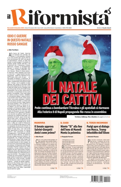 mercoledì 24 dicembre 2025