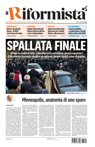 venerdì 9 gennaio 2026