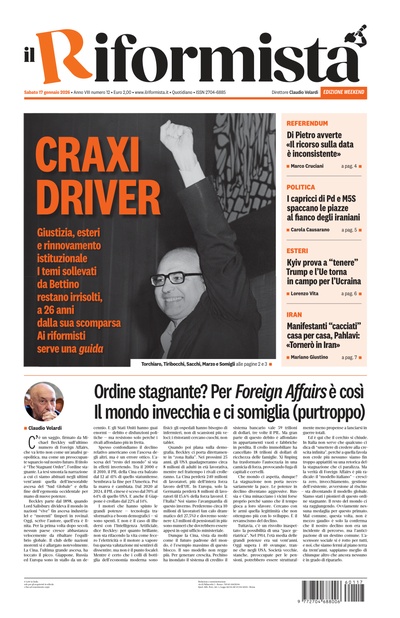 sabato 17 gennaio 2026
