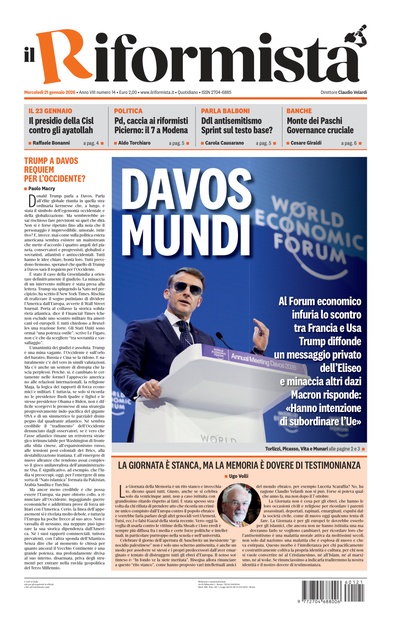 mercoledì 21 gennaio 2026