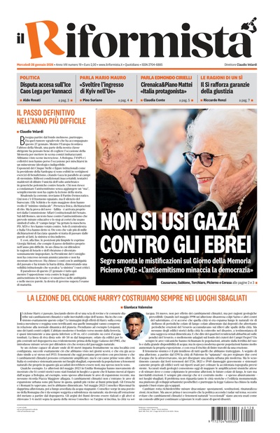 mercoledì 28 gennaio 2026