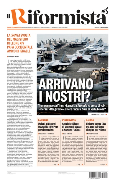 giovedì 29 gennaio 2026