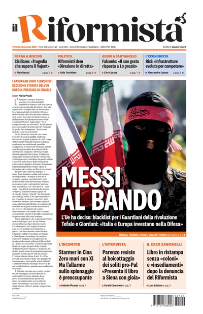 venerdì 30 gennaio 2026