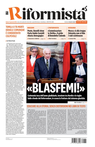 sabato 31 gennaio 2026