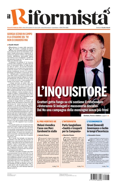 venerdì 13 febbraio 2026