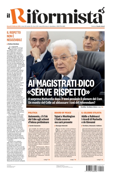 giovedì 19 febbraio 2026