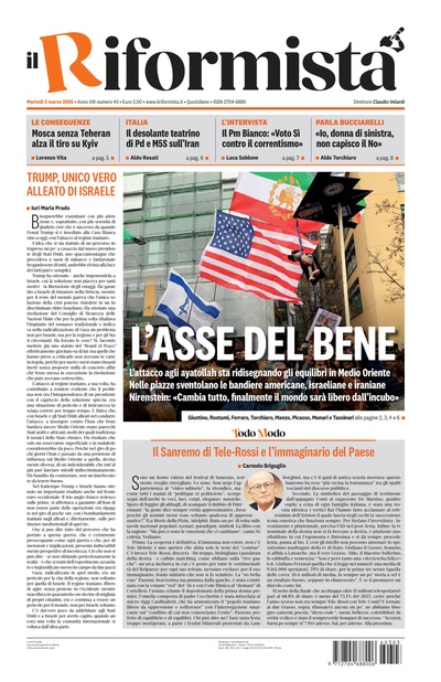martedì 3 marzo 2026