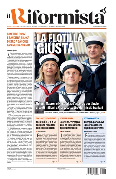 venerdì 6 marzo 2026