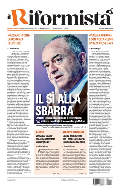 giovedì 12 marzo 2026