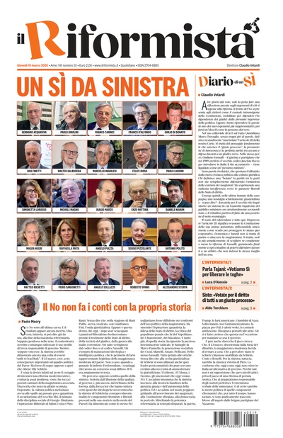 giovedì 19 marzo 2026