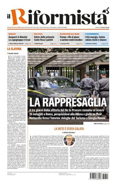 venerdì 27 marzo 2026