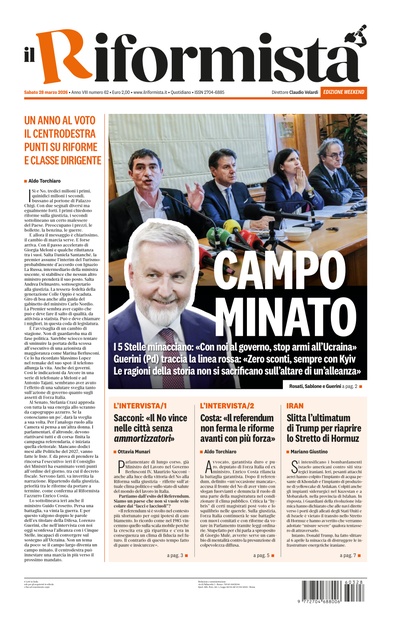sabato 28 marzo 2026