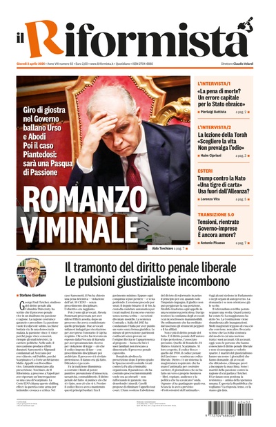 giovedì 2 aprile 2026