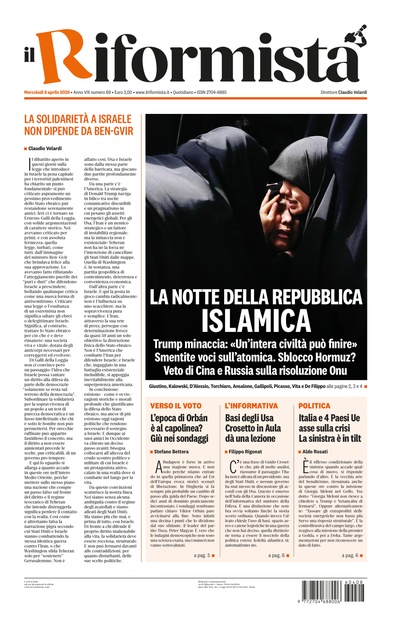 mercoledì 8 aprile 2026