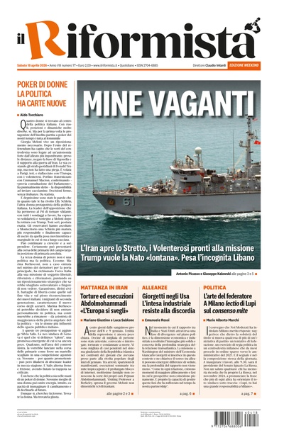 sabato 18 aprile 2026