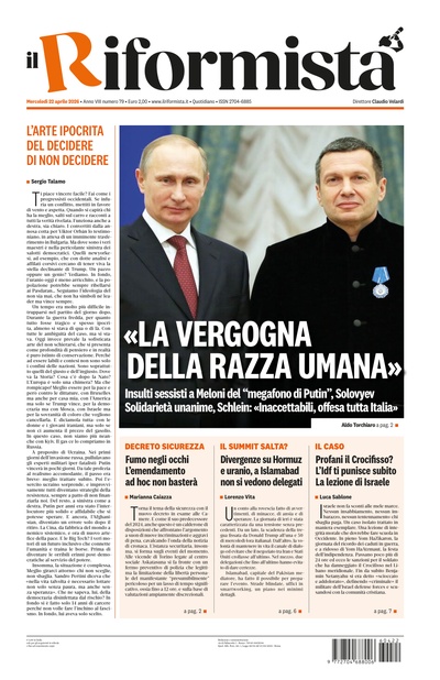 mercoledì 22 aprile 2026