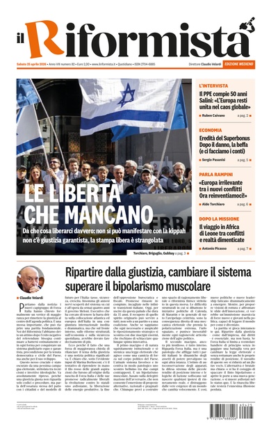 sabato 25 aprile 2026