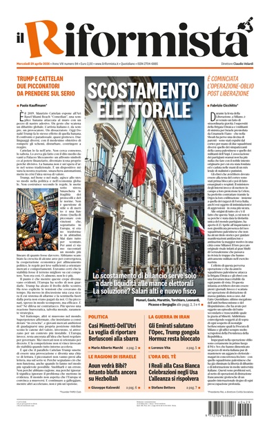 mercoledì 29 aprile 2026