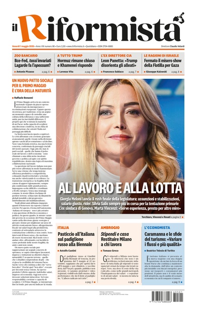 venerdì 1 maggio 2026