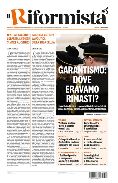 martedì 26 maggio 2026