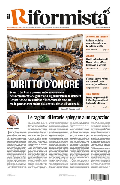 mercoledì 3 giugno 2026