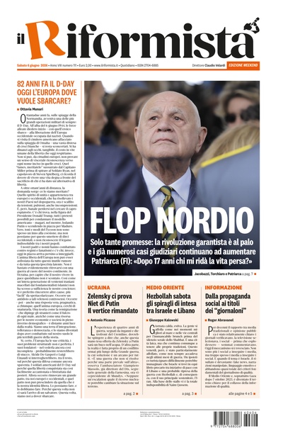 sabato 6 giugno 2026