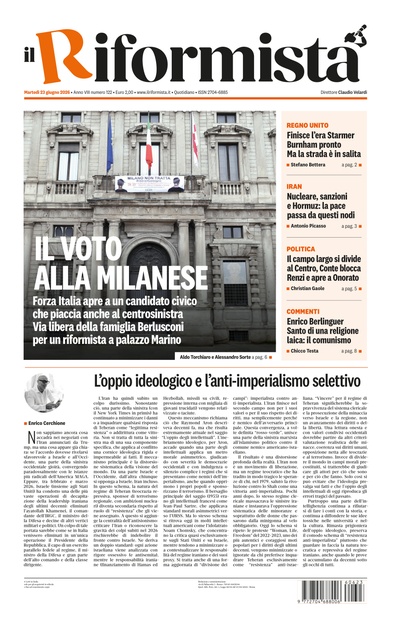 Martedì 23 giugno 2026